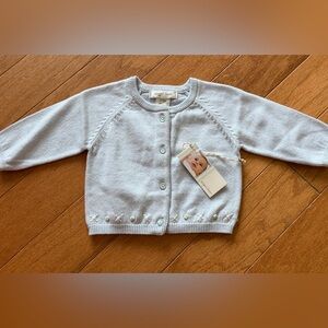 Angel Dear Baby Knit Cardigan in Pale Blue